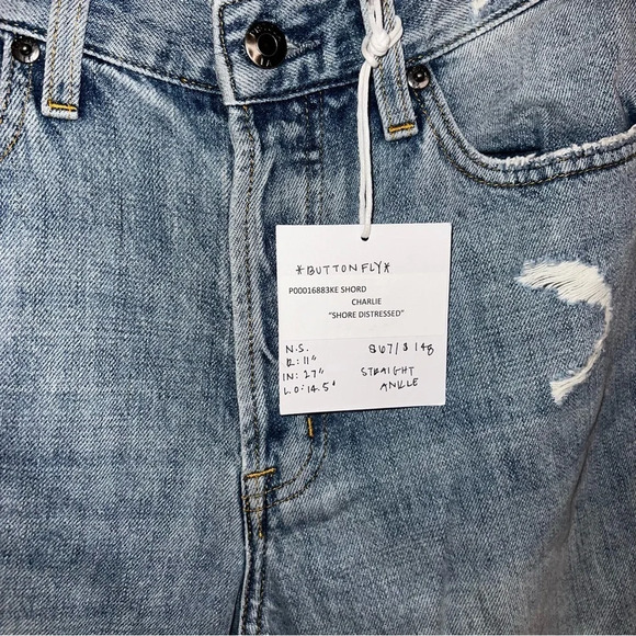 Pistola Light Wash Charlie Shore Distressed Button Fly Jeans, Women’s Size 27 - Picture 12 of 12